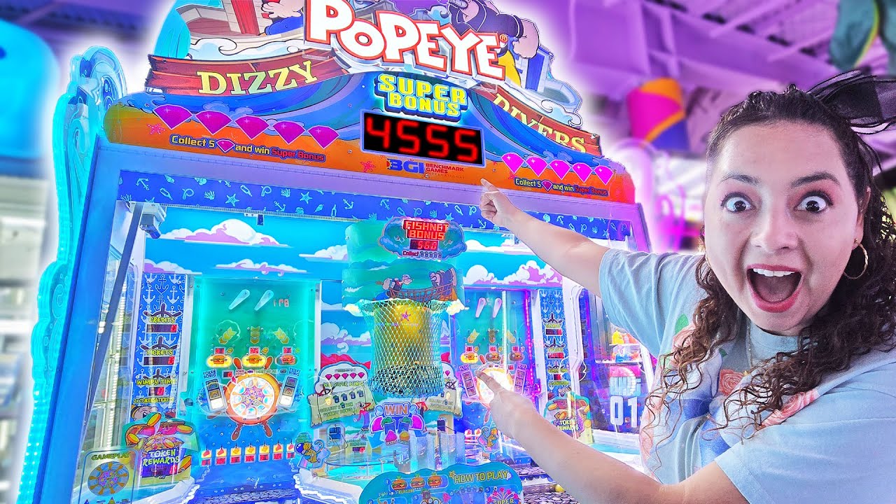 Мы устроили ДОЖДЬ из монет с джекпотом на POPEYE Dizzy Divers!