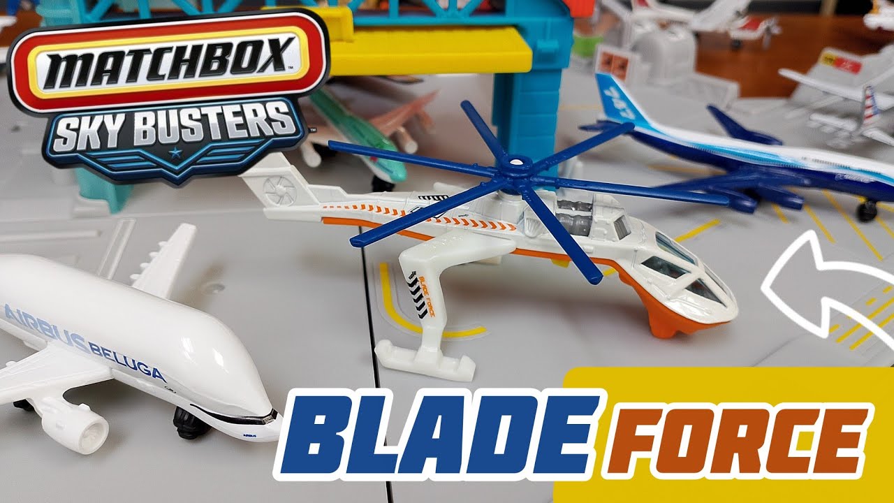 Распаковка набора Matchbox Sky Busters 2026 - вертолет Blade Force (новая расцветка)