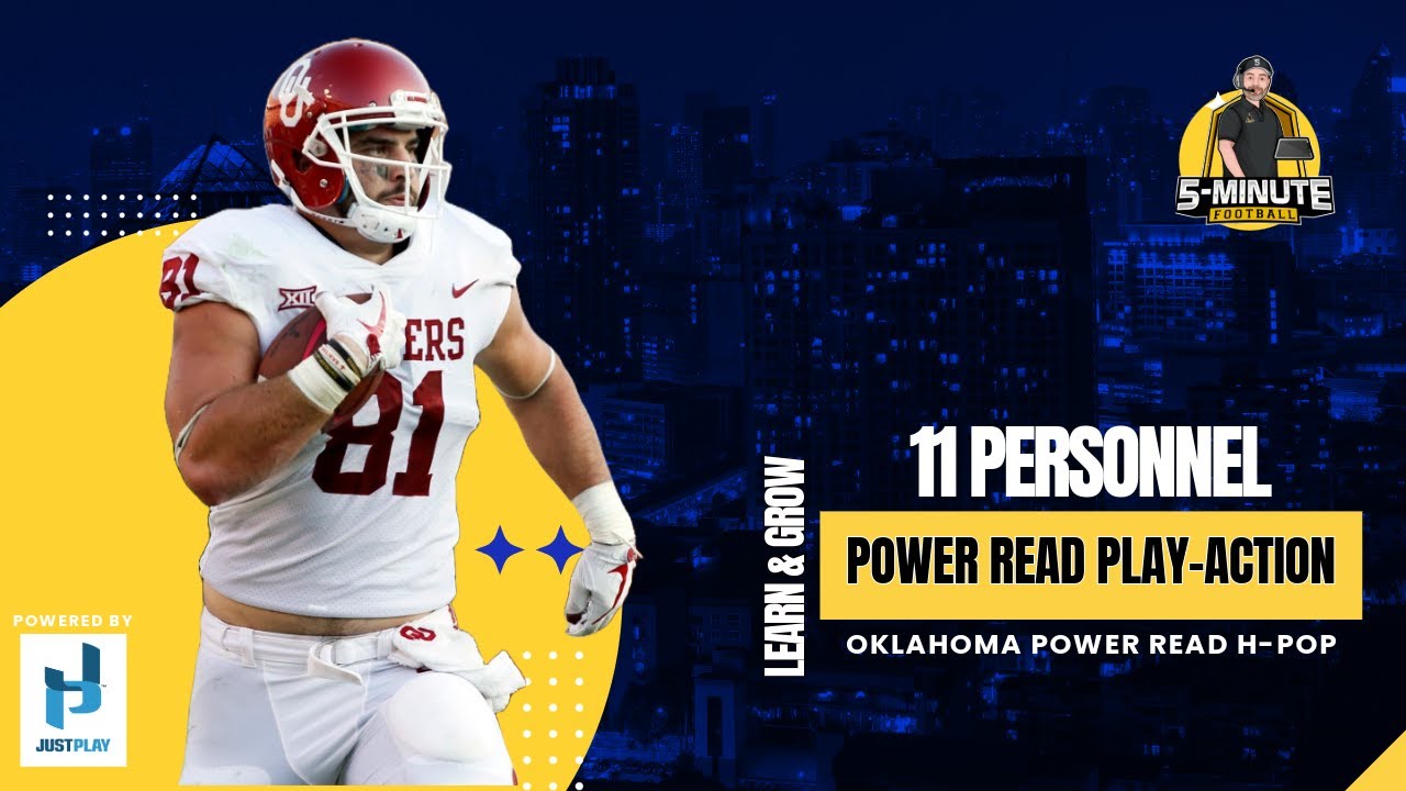 11-Personnel Power Read Play-Action: Oklahoma Power Read H-Pop