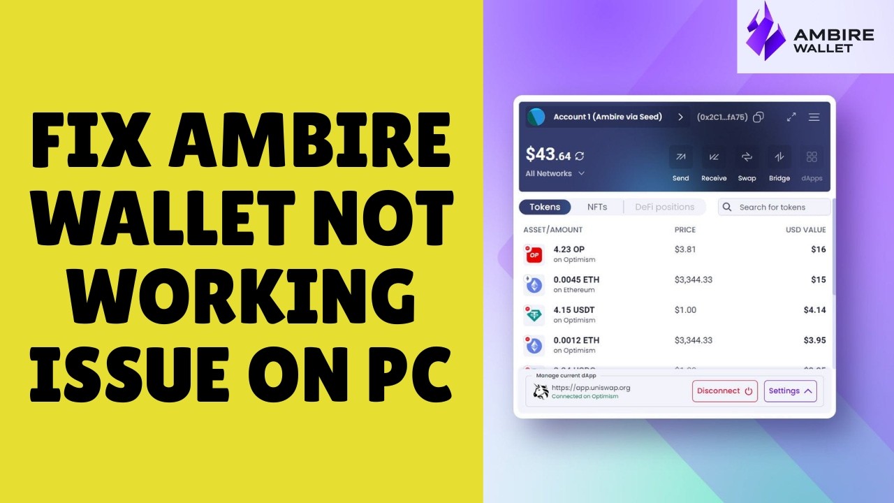 How to Fix Ambire Wallet Not Working Issue on PC 2026?