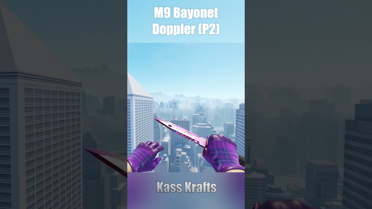 Purple Knife Glove Combo 