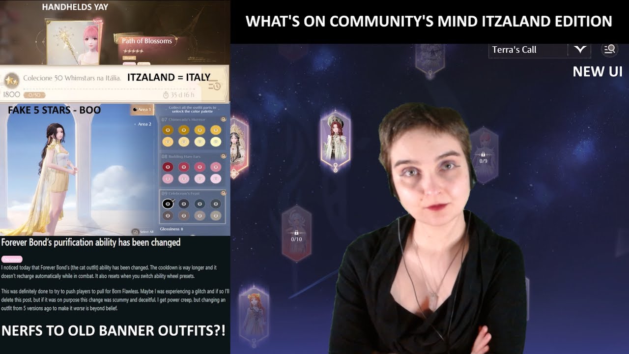 Infinity Nikki community news - all major complaints Itzaland edition