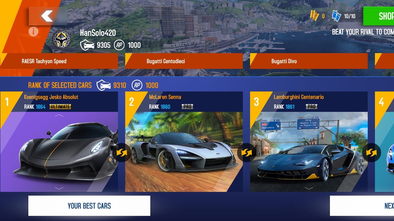 Asphalt 8, Today Gauntlet races with new lineups🤘