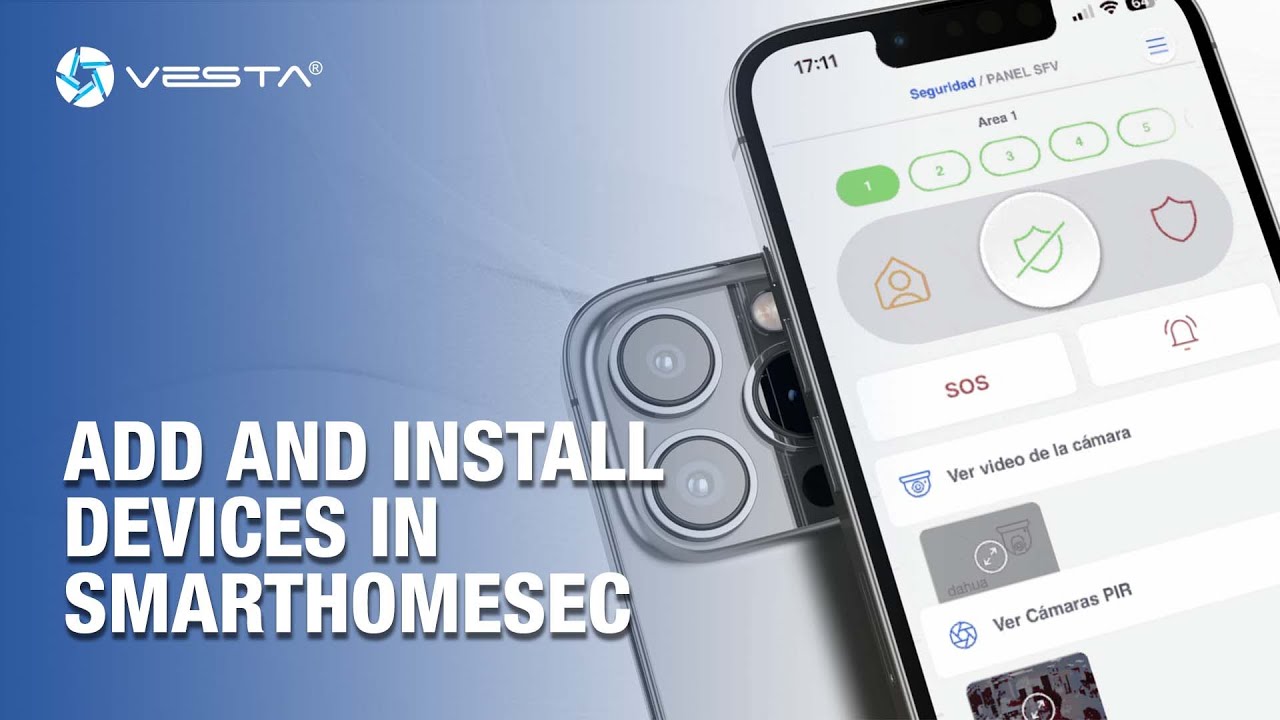 Add and install devices in SmartHomeSec: easy and fast! | By Demes