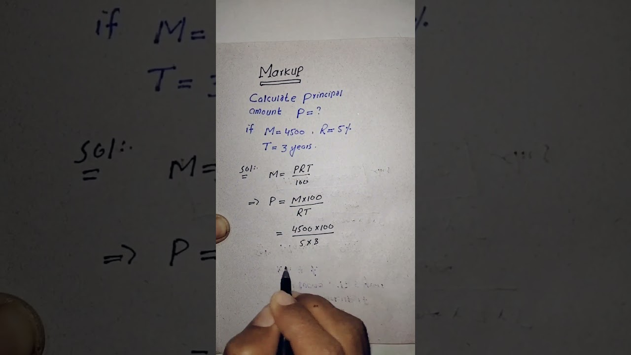 Markup formula Trick #markup_trick