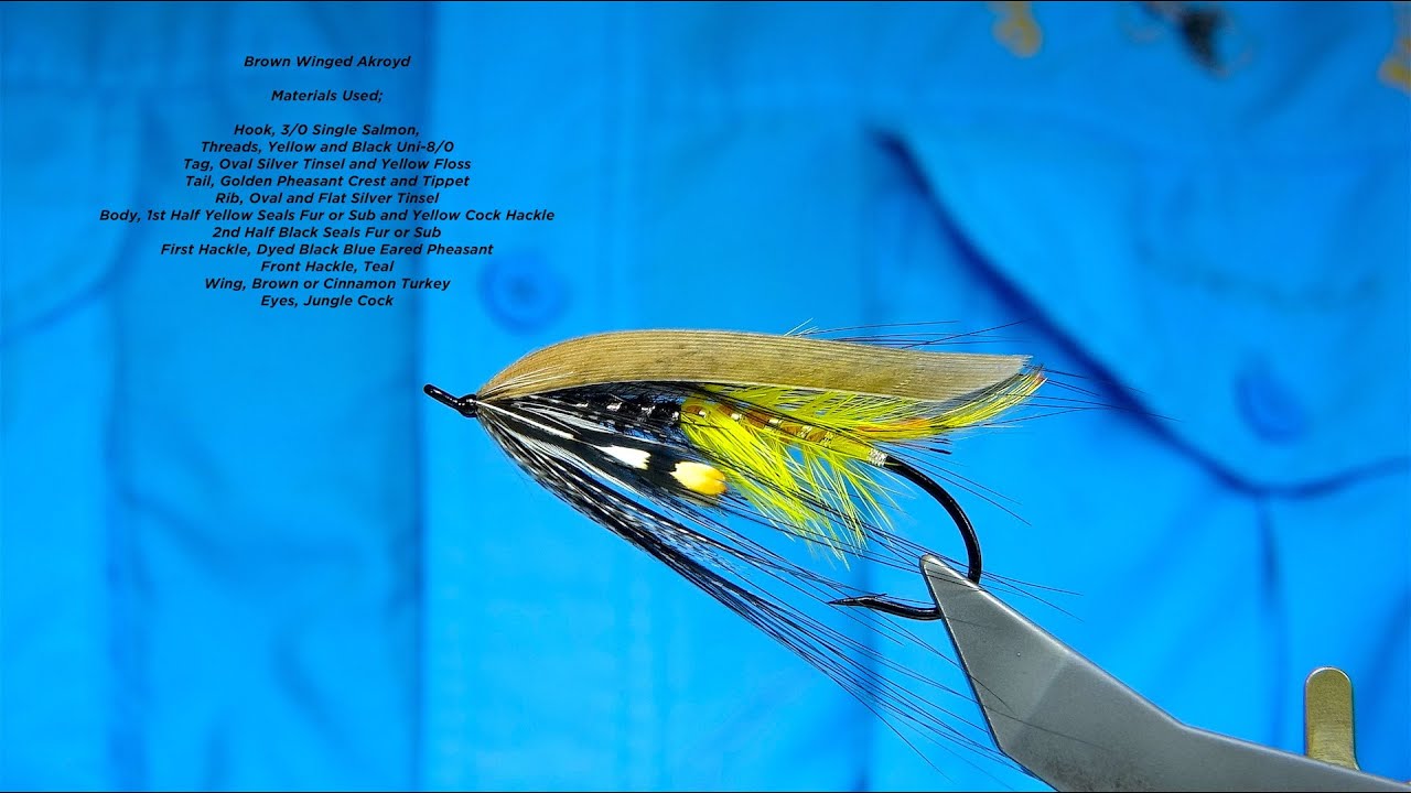 Tying the Brown Winged Akroyd Salmon Fly with Davie McPhail