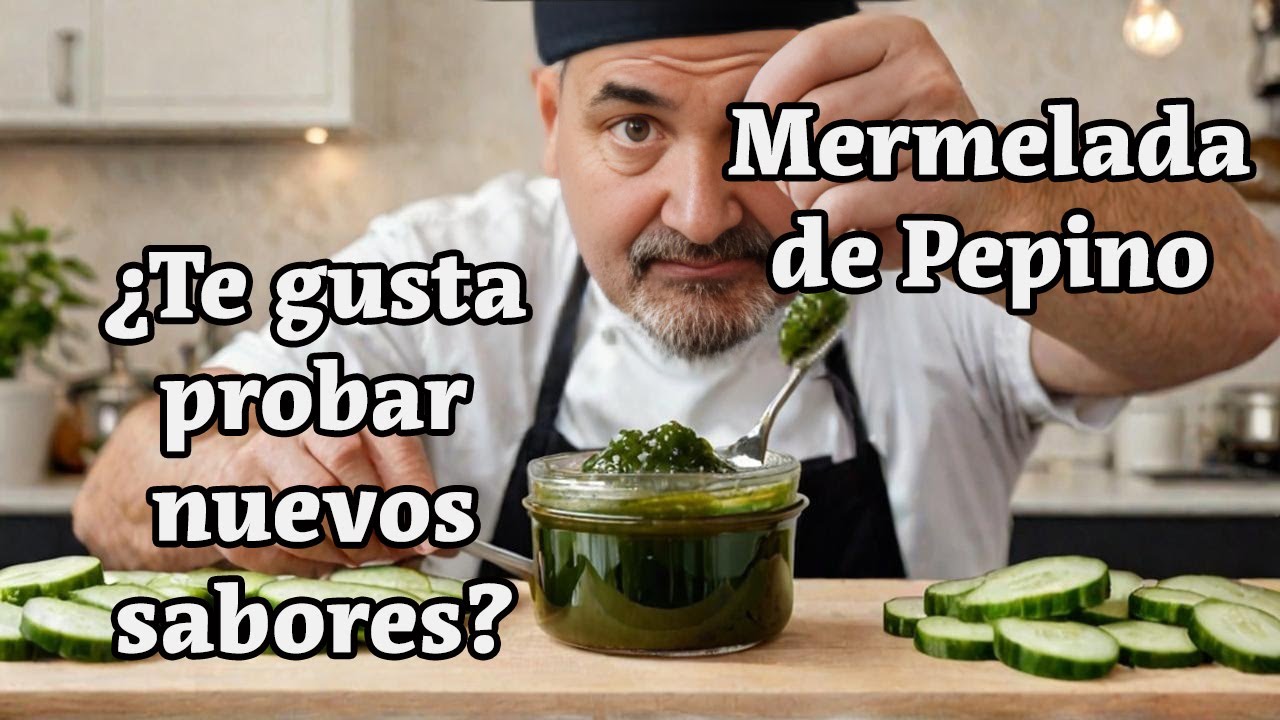 Mermelada de Pepino ¿Te gusta probar nuevos sabores?