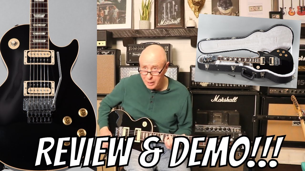 '14 Gibson Les Paul Traditional Pro II Floyd Rose Ebony Black | Review & Demo!