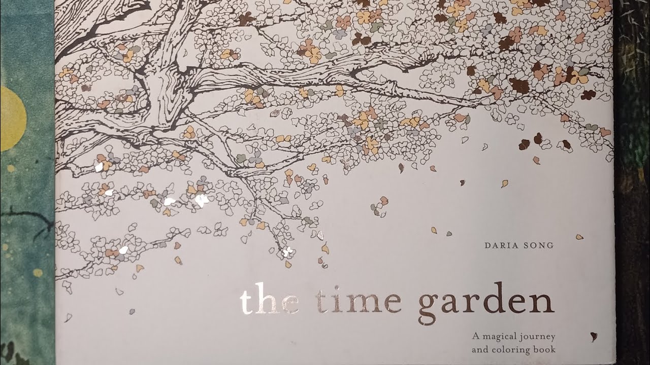 The Time Garden by Daria Song Adult Coloring Book Flip Through