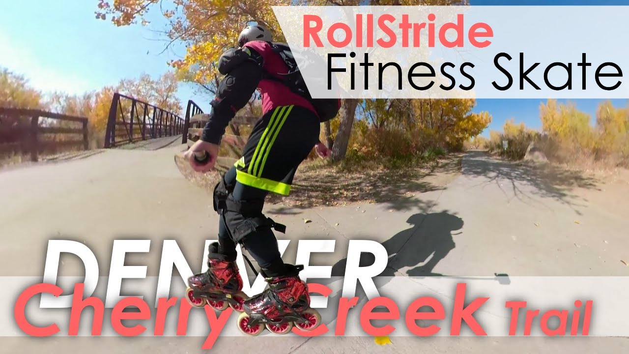 Skating Denver on the Cherry Creek Trail [Rollstride Fitness Skate]