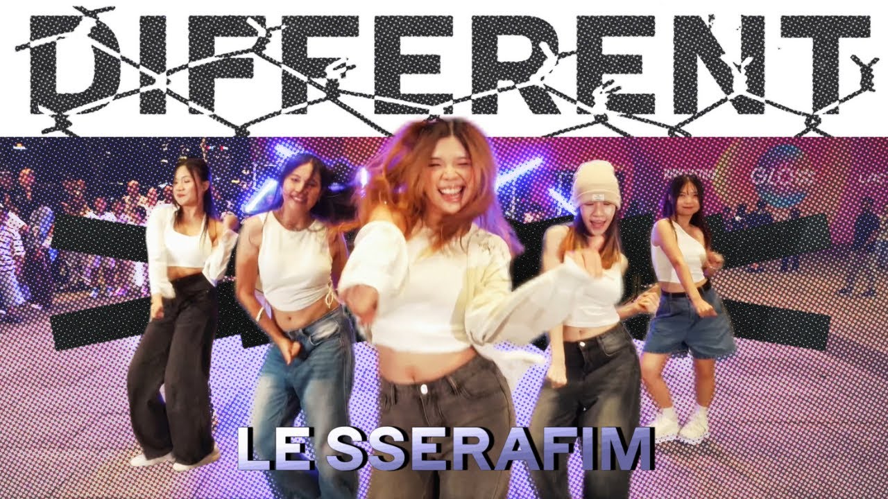 [DANCE IN PUBLIC | ONE TAKE] LE SSERAFIM (르세라핌) 'DIFFERENT' Dance Cover by Passionfruities