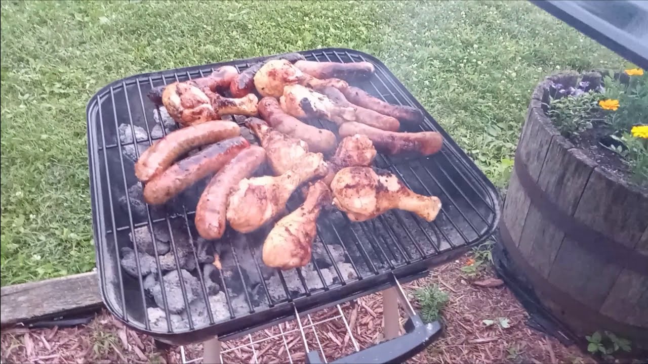 Expert Grill 17.5'' Charcoal Grill from Walmart. How to start a charcoal grill