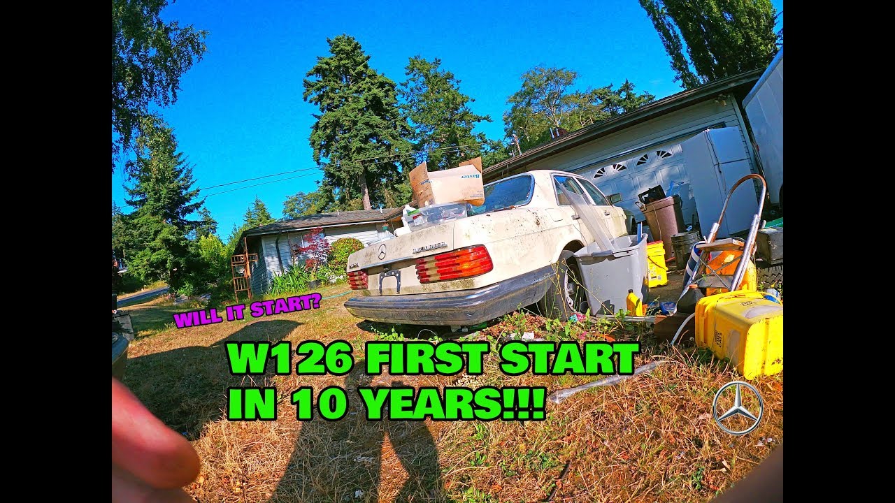 Will It Start? Attempting to Start a Classic Mercedes After 10 YEARS!!!