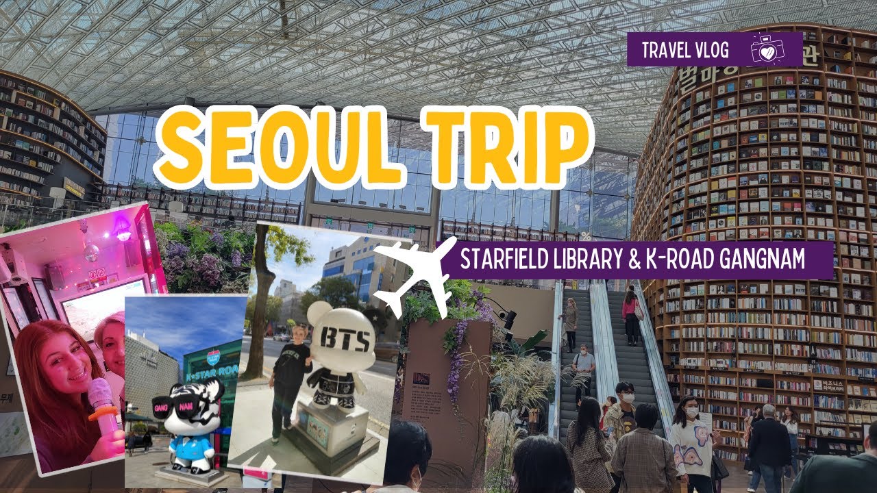 SEOUL Vlog -  Coex Mall, Gangnam, K-STAR Road, Hongdae by night | South Korea