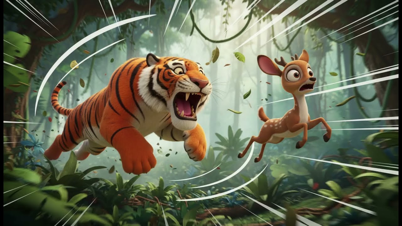 Gara-Gara Kulit Pisang, Kancil Kalahkan Harimau!
