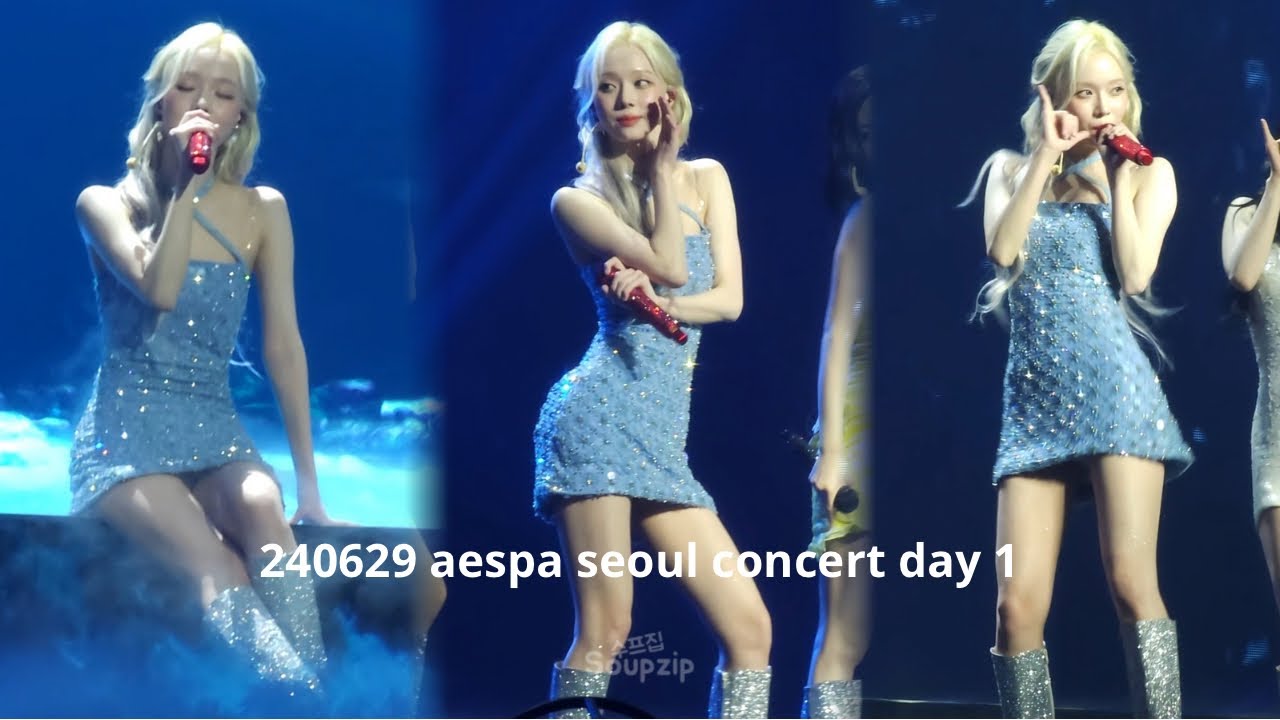 240629 aespa Winter Fancam 'Thirsty+Long Chat (#♥)' @Seoul Concert Day 1 / 에스파 윈터 직캠