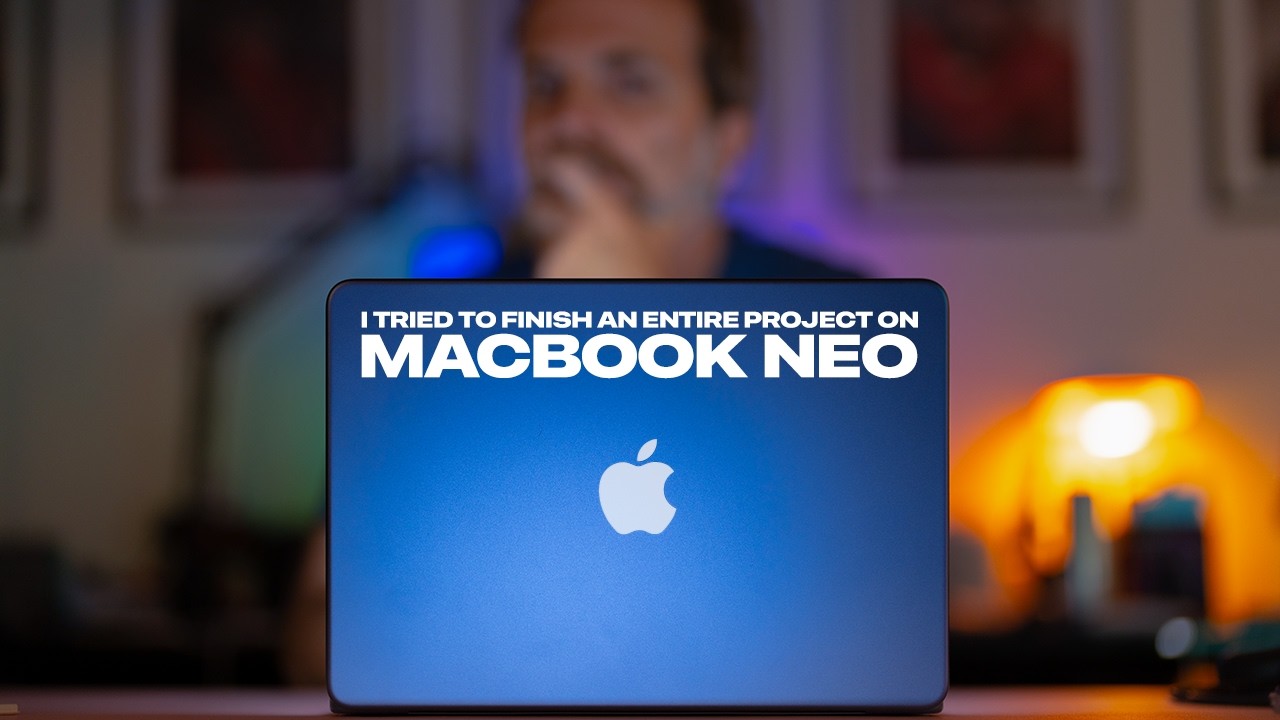 I Tried to Finish an Entire Project on MacBook Neo
