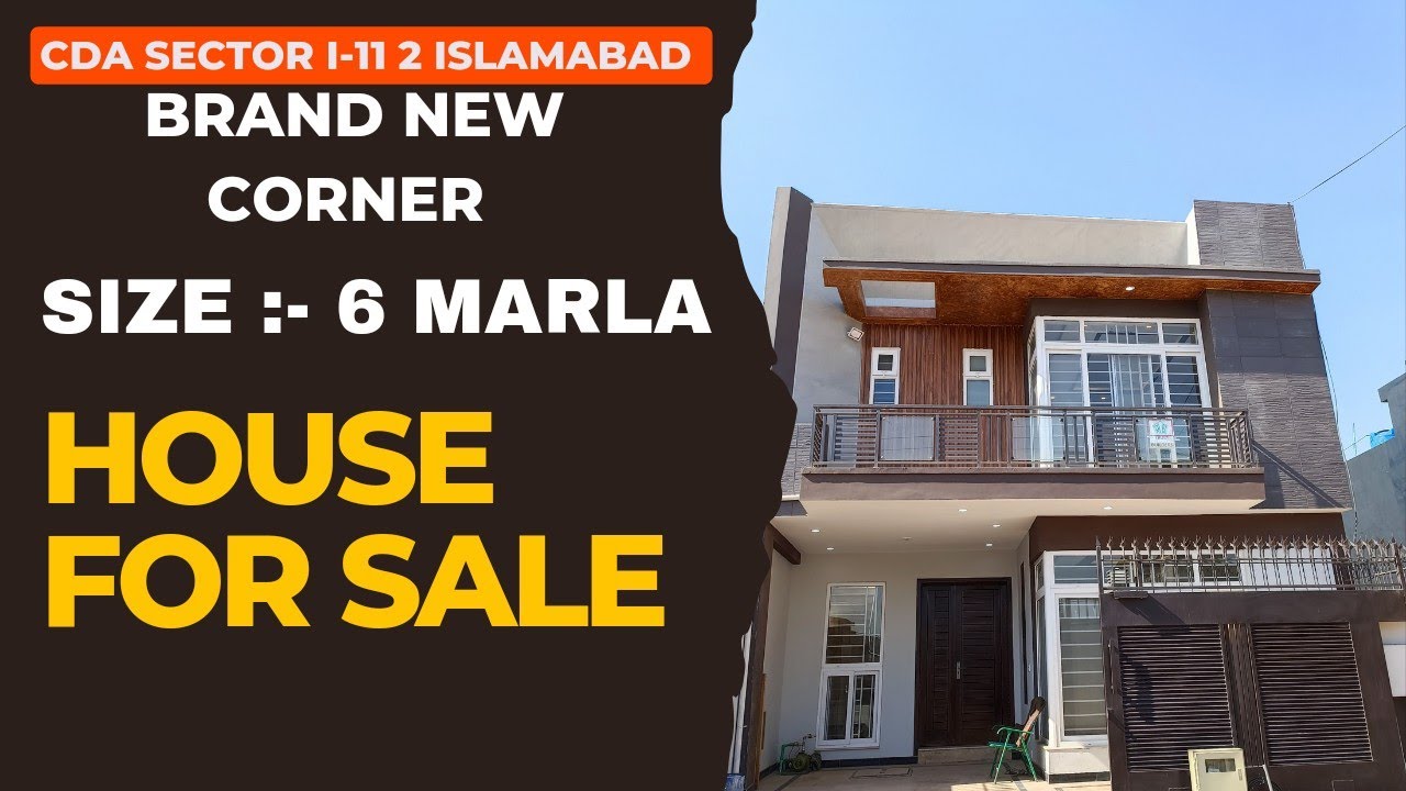 I-11/2 ISLAMABAD || 6 MARLA DOUBLE STORE BRAND NEW CORNER HOUSE FOR SALE