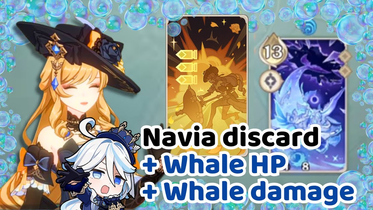 Whale got Navia's back from all that discard | Genshin Impact TCG