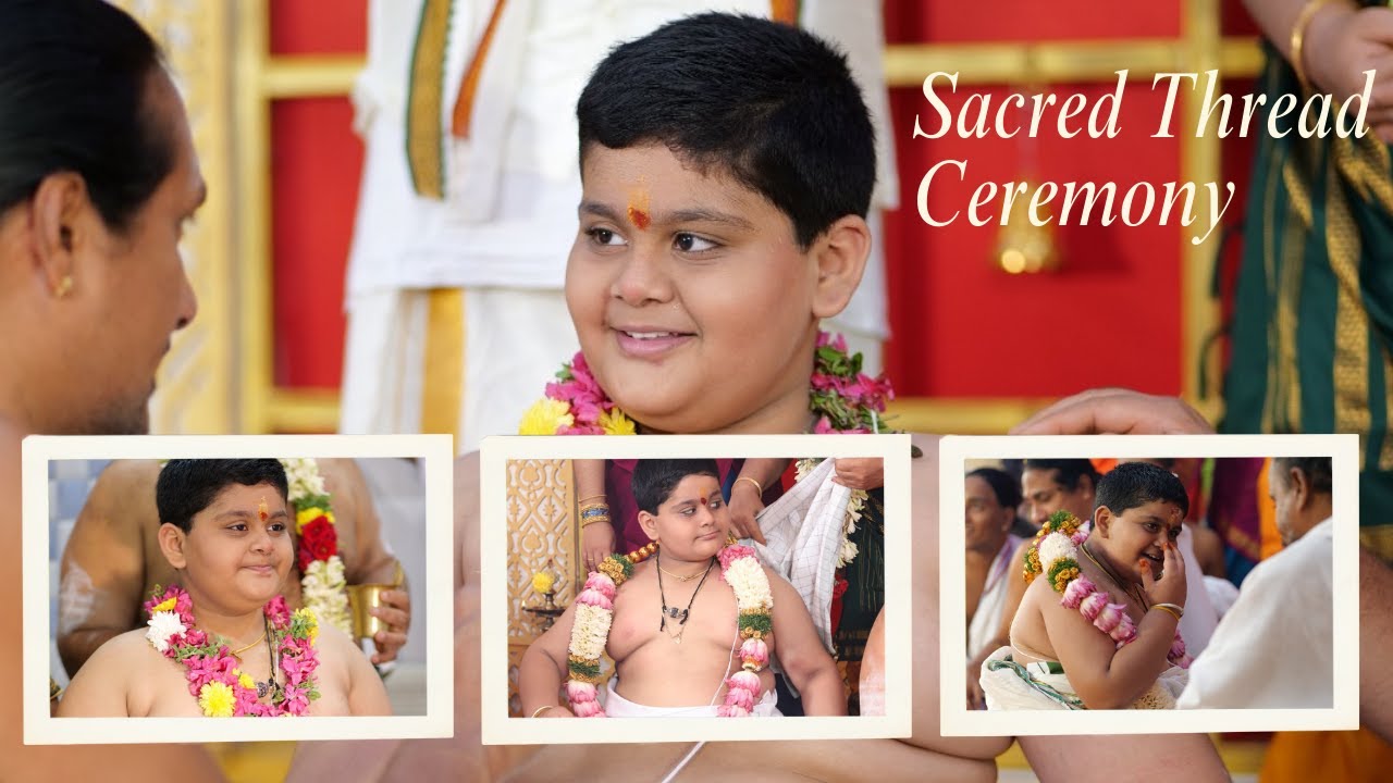 Upanayanam (Poonal) Full Video 🎥 | Hindu Sacred Thread Ceremony @amuthan_studio