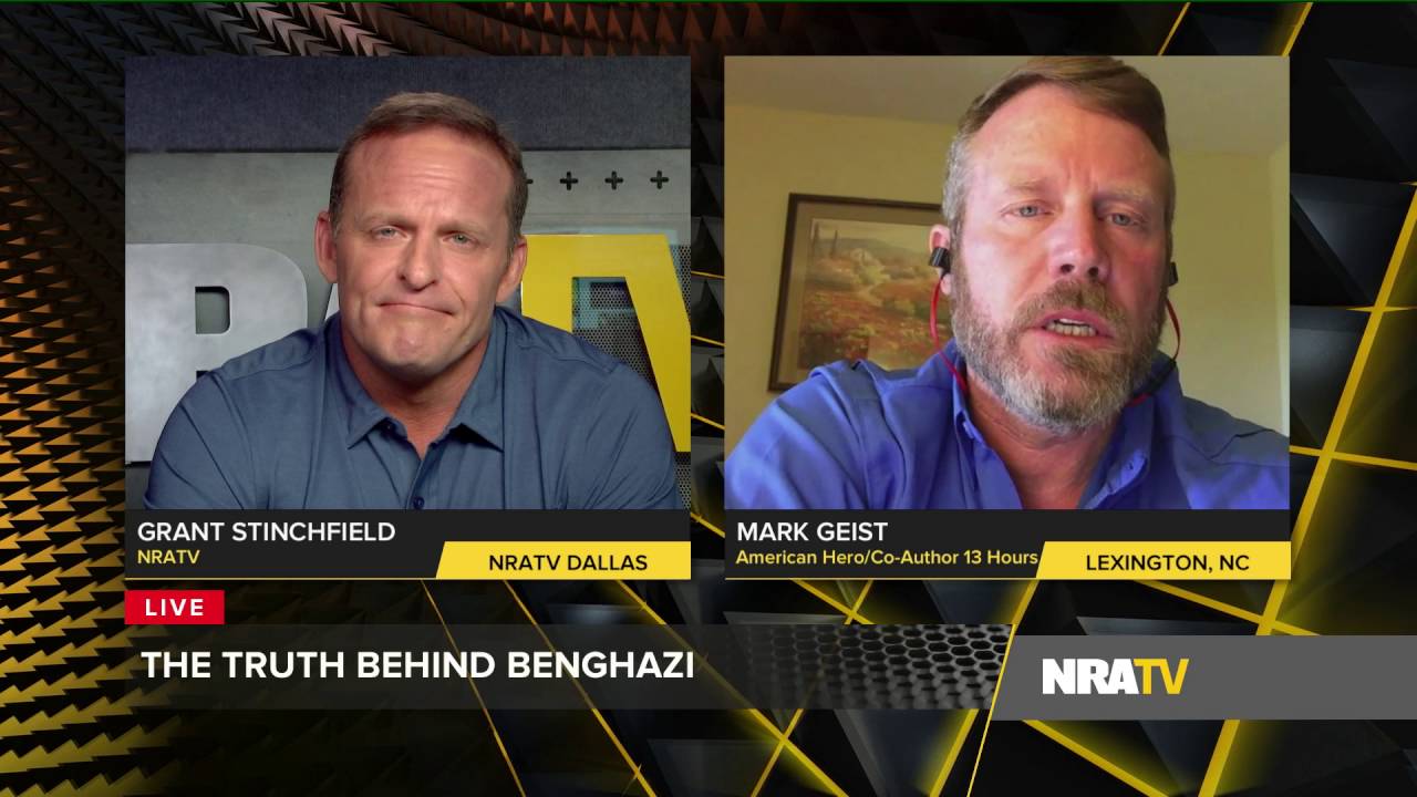 NRATV Live | Benghazi Hero Mark Geist Agrees &ldquo;Hillary Clinton has Blood on Her Hands.&rdquo; - 10/12/2016