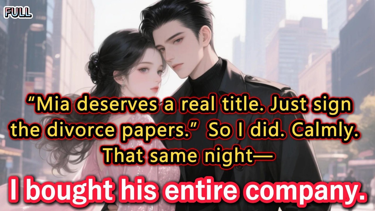 “Mia deserves a real title. Just sign the divorce papers.”So I did. Calmly. That same night—I...