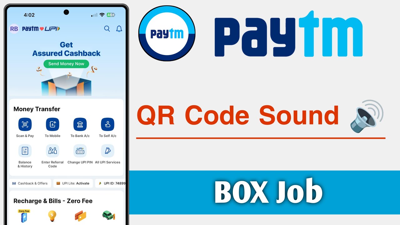 Paytm QR Code Sound Box Job