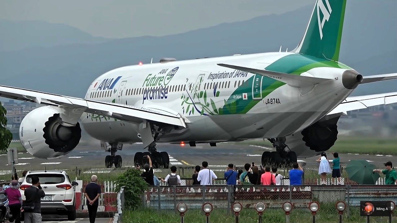 飛機起降特寫 熱鬧的飛機巷｜臺北松山機場 Plane Spotting TSA/RCSS