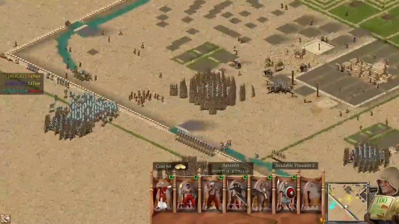 2v2 •|INA|• vs ~| |ROCK| |~ - Stronghold Crusader Definitive Edition