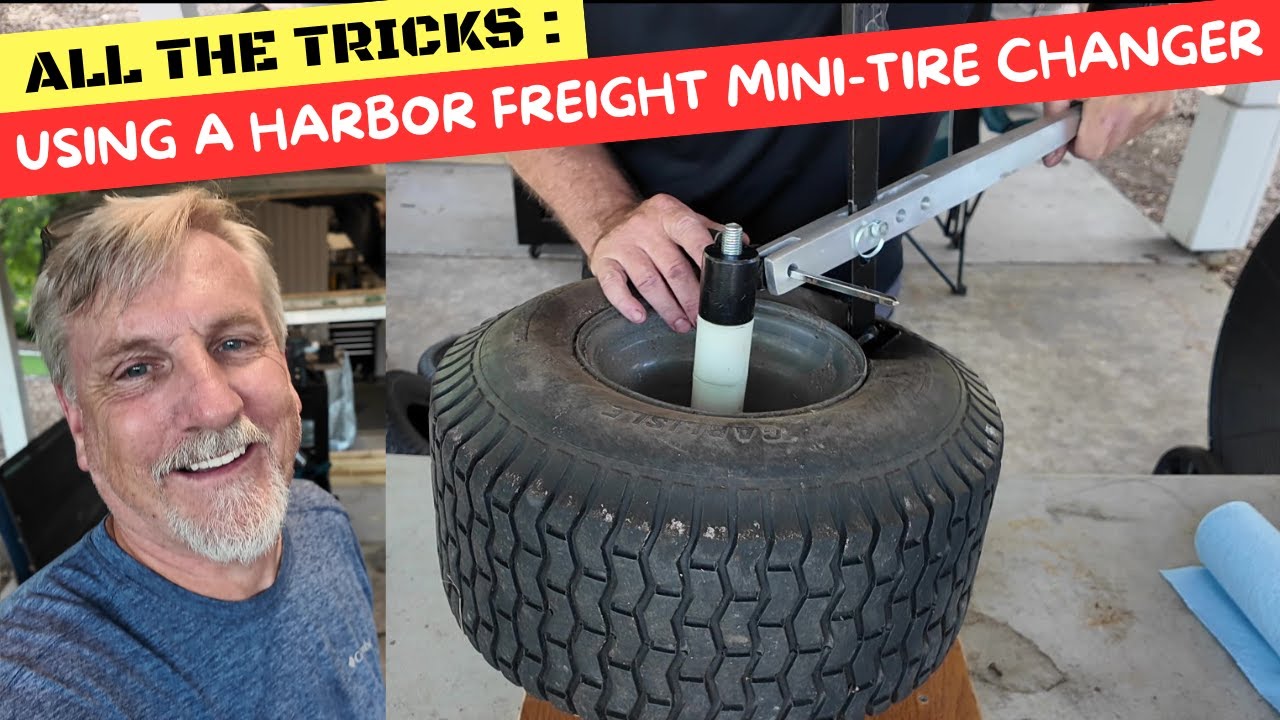 All The Tricks To Using A Harbor Freight Mini -Tire Changer