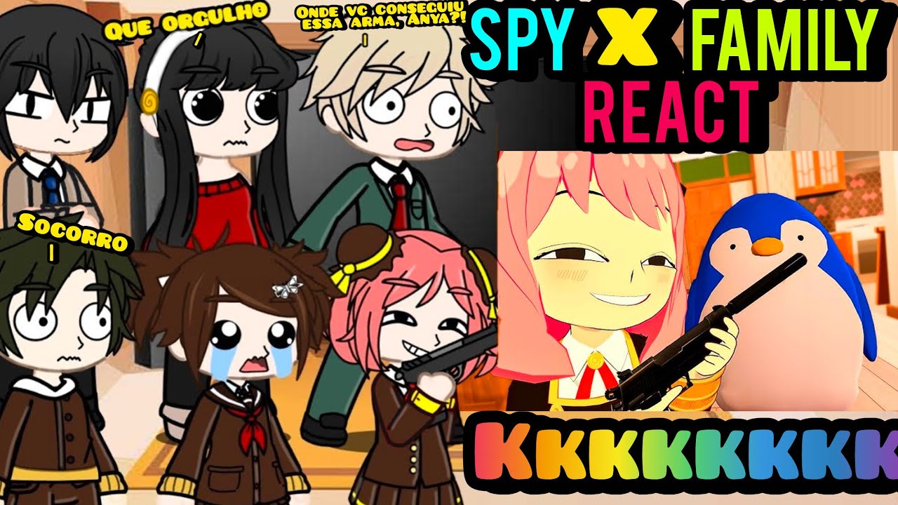 Spy X Family react DEIXEI A ANYA SOZINHA EM CASA NO SPY X FAMÍLIA VR😅❤️ Kkkkkk