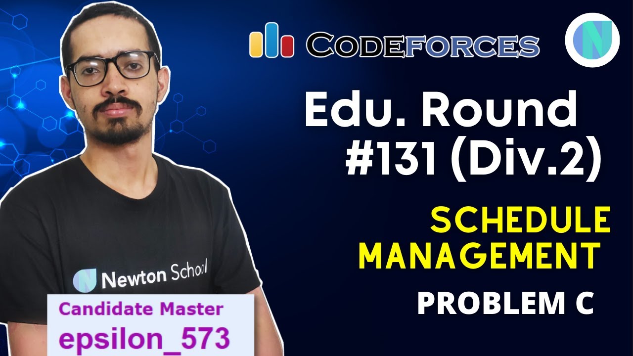 Schedule Management || Codeforces Educational Round 131 Div2 Problem C