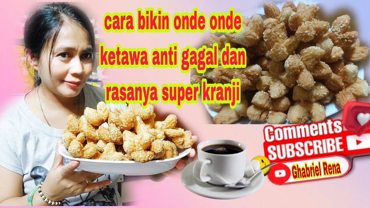cara bikin onde onde ketawa anti gagal dan rasanya super kranji# onde onde ketawa super kranji