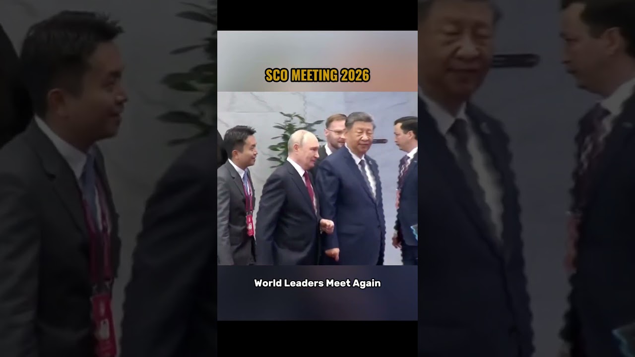 Putin, Xi and Modi Met in One Frame 👀