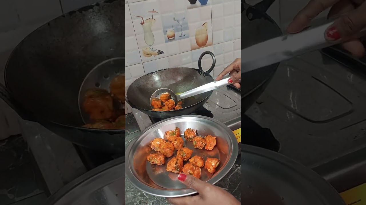 Sup our manchuriyan 🥬🫑🧆   #testy #cookingrecipes ...........