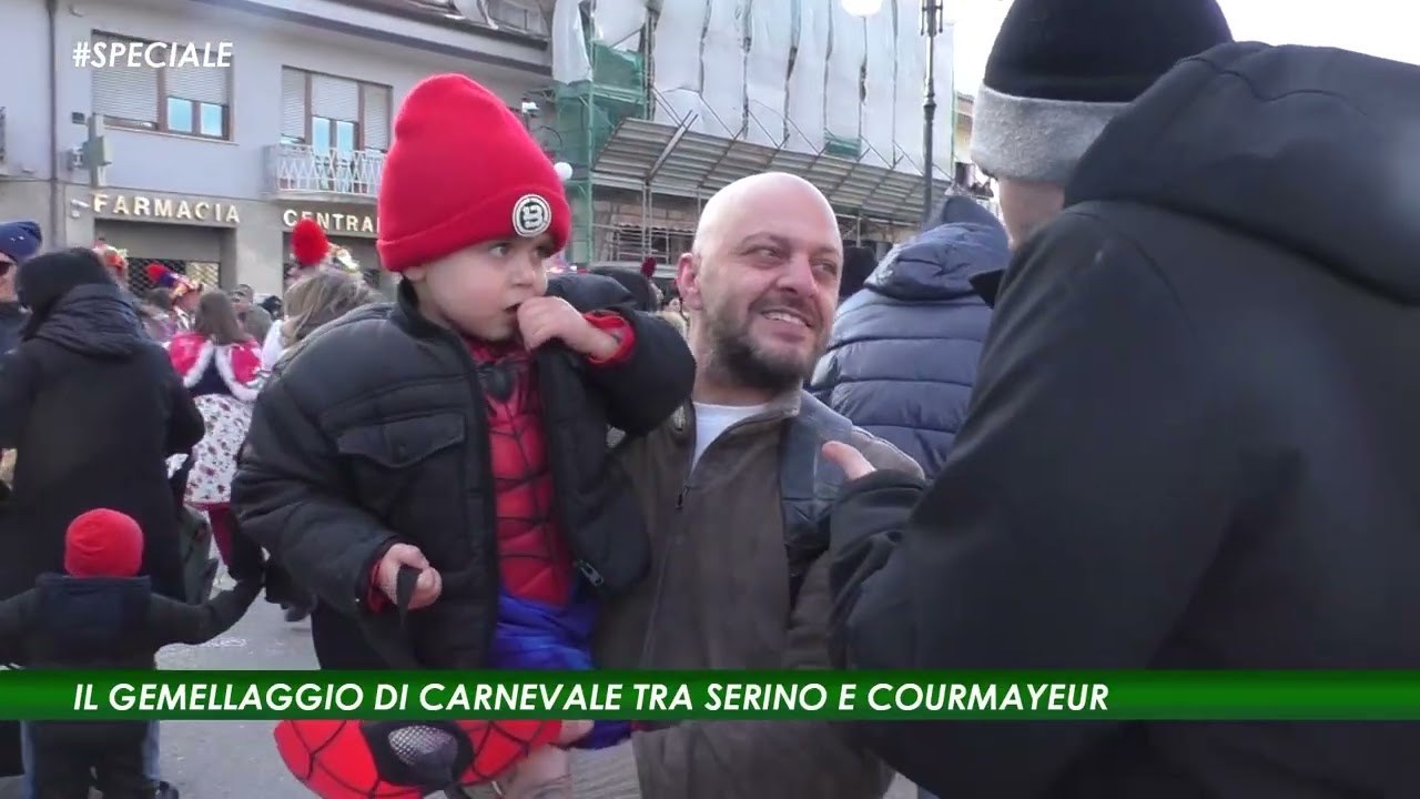 Il gemellaggio di carnevale tra Serino e Courmayeur