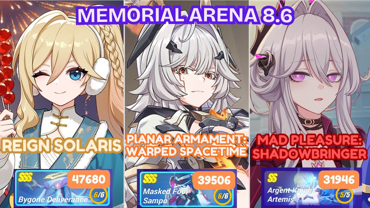 No Sig Weapons? Small Problem... | Ex-Memorial Arena 8.6 All Stages | Honkai Impact 3rd