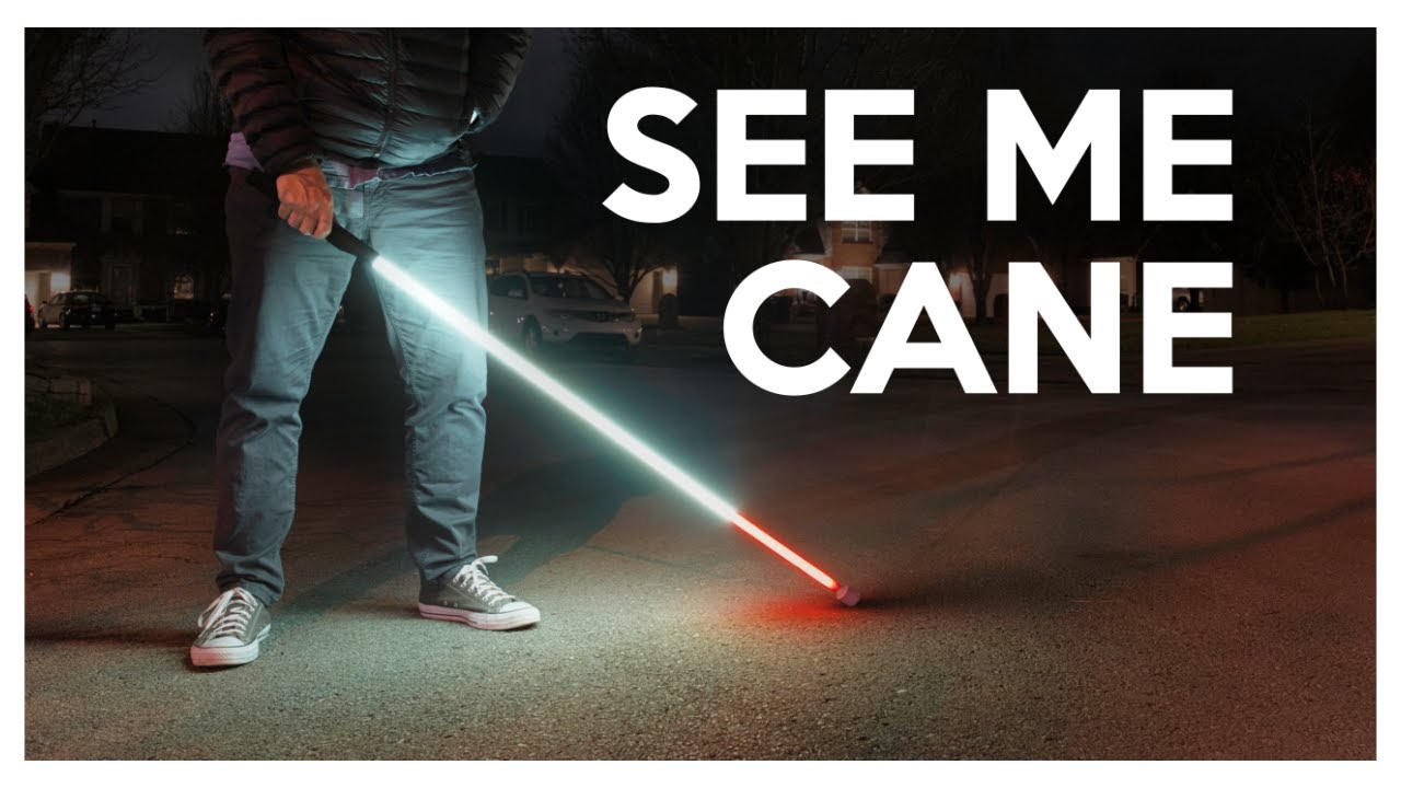 The SEE ME CANE - LED Light Up Cane For The Blind And Visually Impaired!