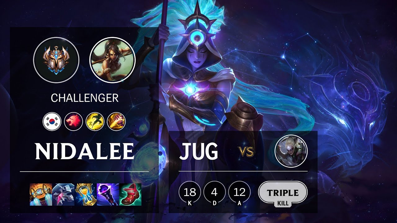 Nidalee Jungle vs Diana - KR Challenger Patch 11.22