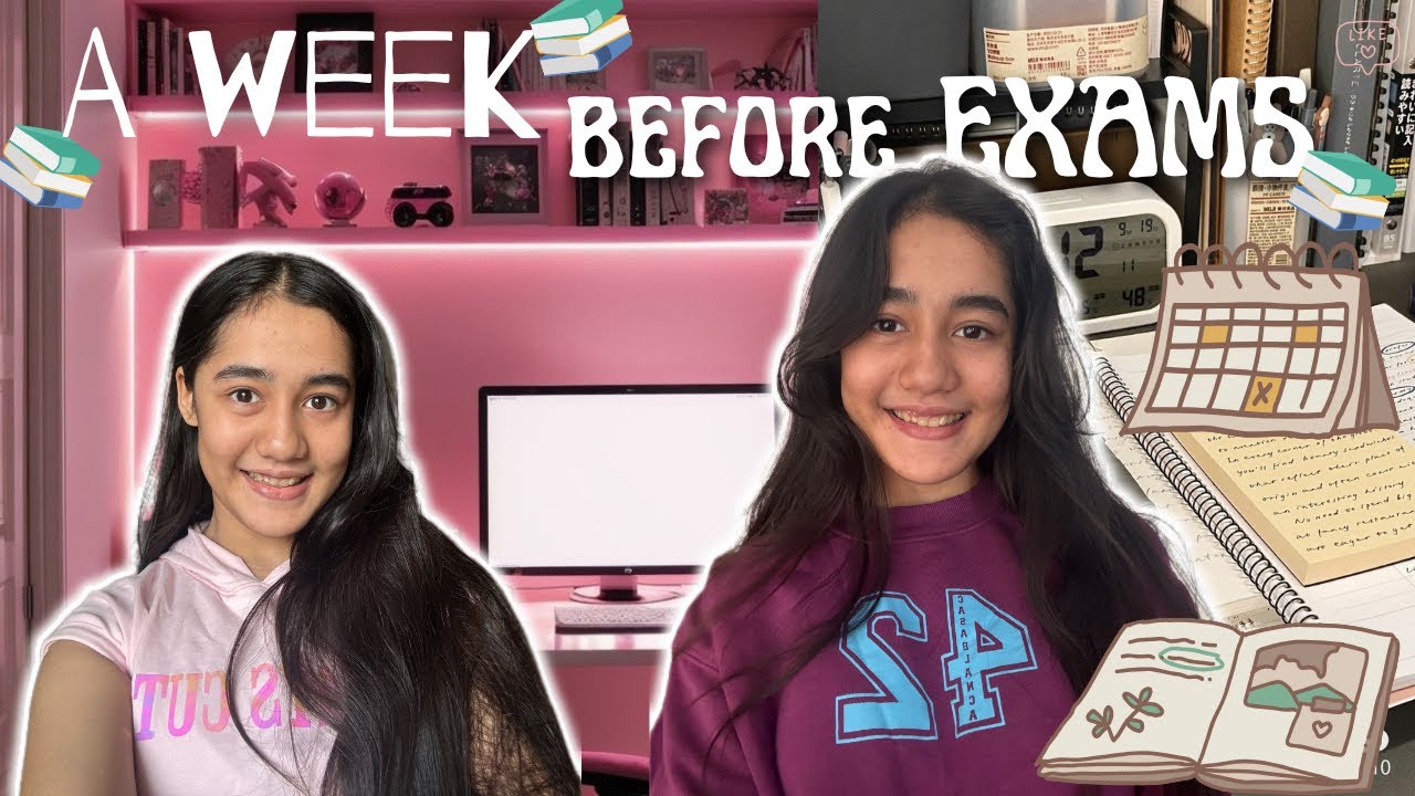 A week before exams || Aakritisharmavlogs