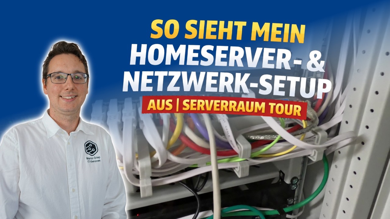 So sieht mein Homeserver- & Netzwerk-Setup aus | Serverraum Tour