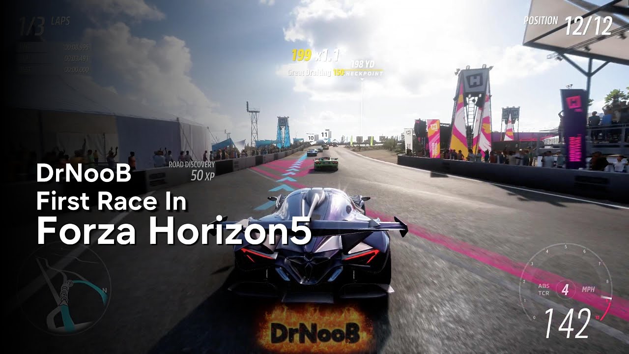 DrNoob First Race In Forza Horizon5🔥❤️