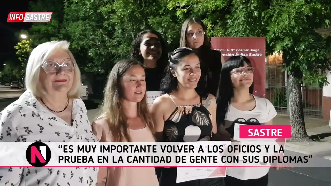 Más de 200 alumnos cerraron el ciclo lectivo de Formación Profesional en Sastre