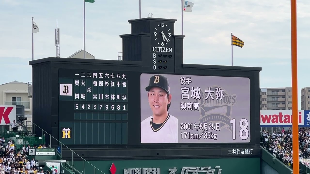 2025 6/7 阪神対オリックス　スタメン発表　セパ交流戦