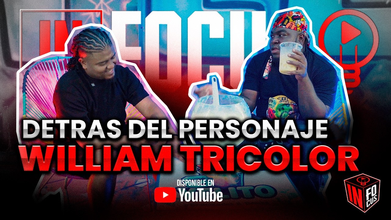 Detras del personaje con William Tricolor
