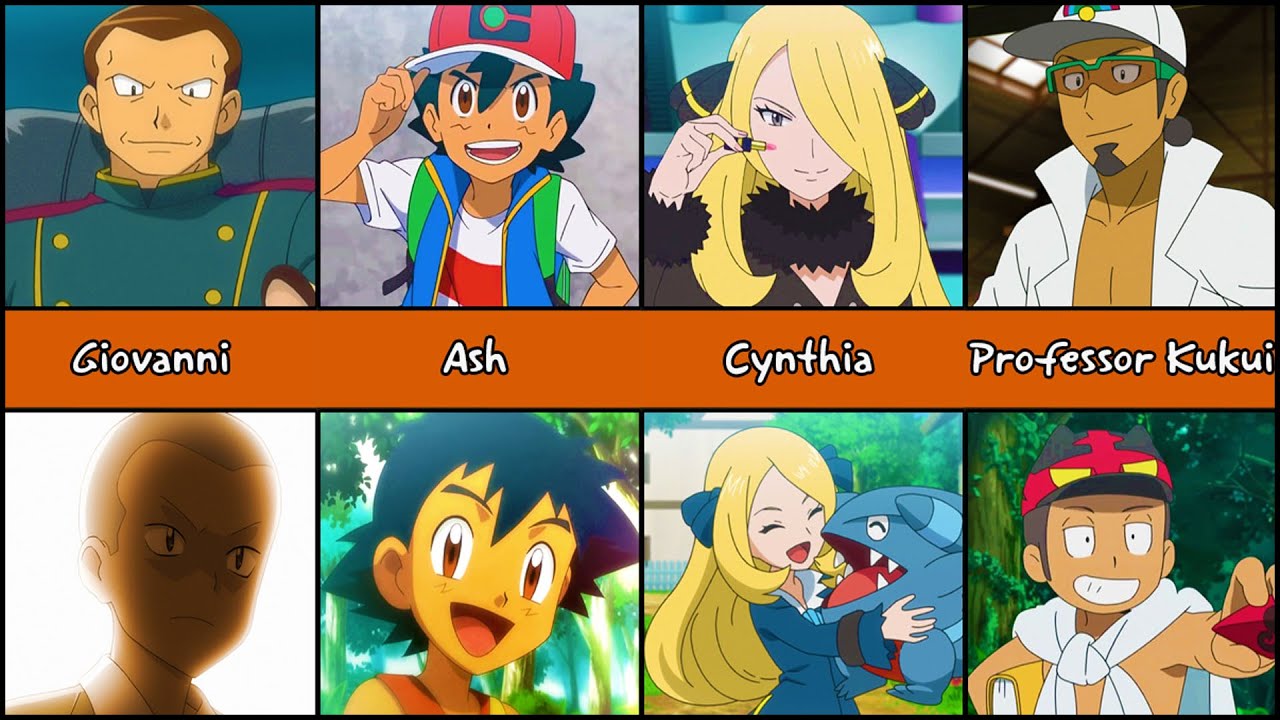 POKEMON ANIME CHARACTERS AS A KID