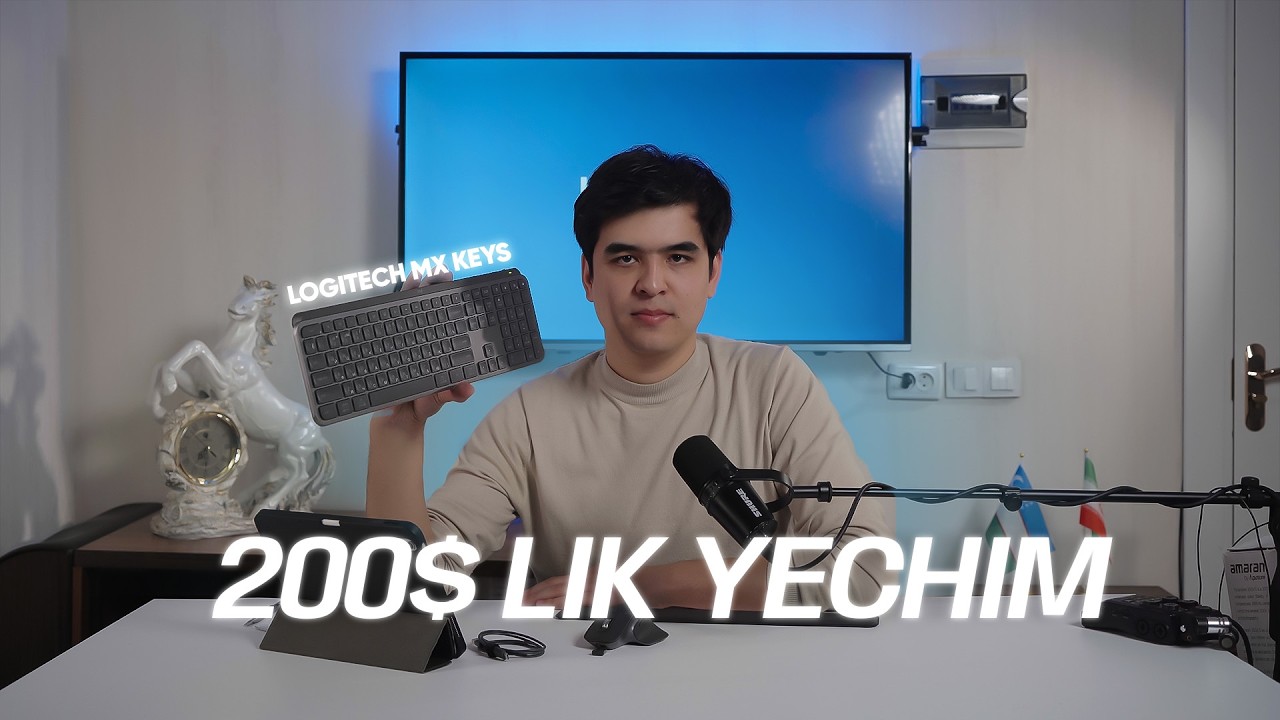 Logitech MX S Combo Unboxing 🔥Dizayner va montajorlar uchun Eng Zo’r Premium Klaviatura?