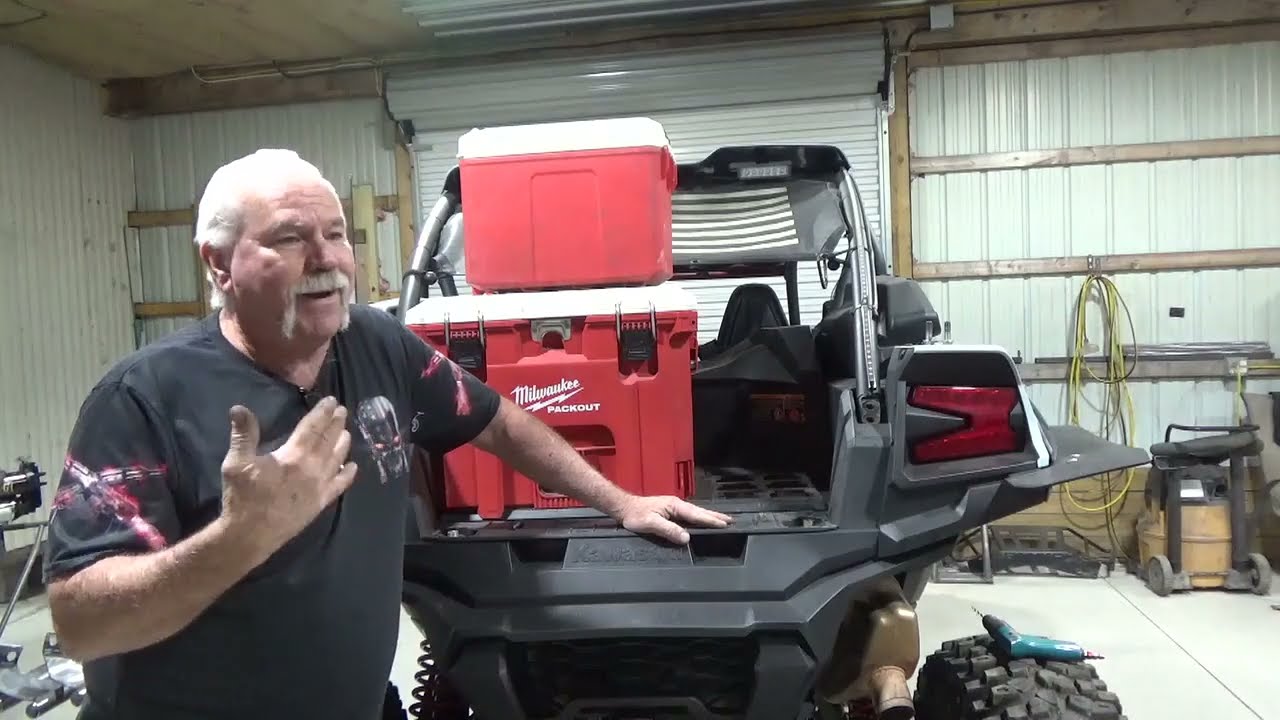 Swing out Tailgate install KRX 1000