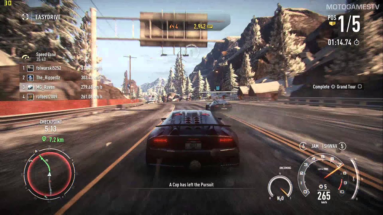 Need for Speed Rivals PC - Lamborghini Sesto Elemento Gameplay