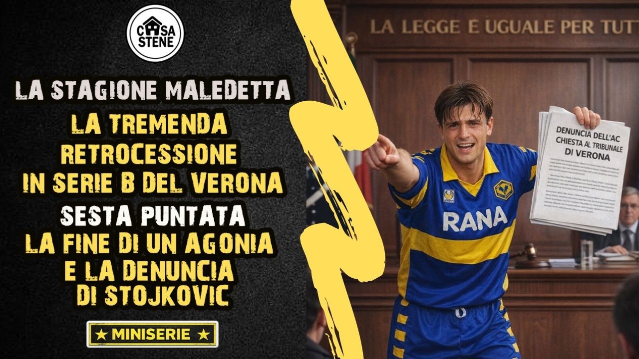 LA STAGIONE MALEDETTA:1991-92 LA TREMENDA RETROCESSIONE DEL VERONA IN SERIE B MINI SERIE 5°PUNTATA